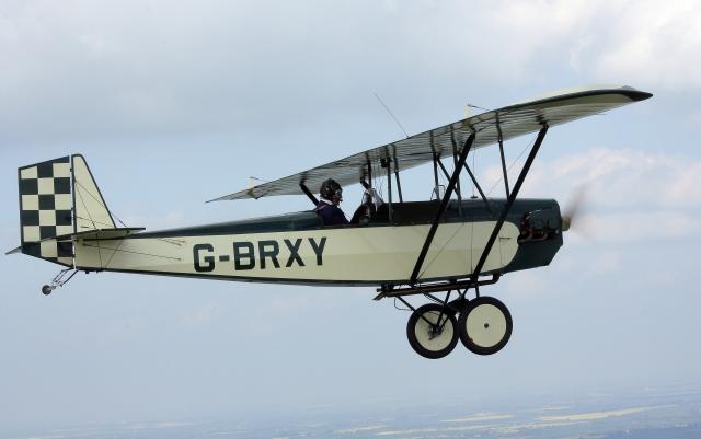 G-BRXY in flight
