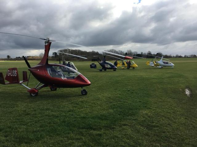 Group fly out to Old Warden