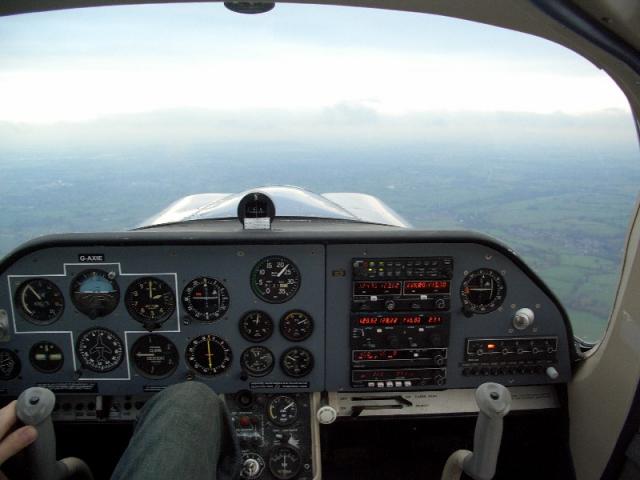 Cockpit in cruise