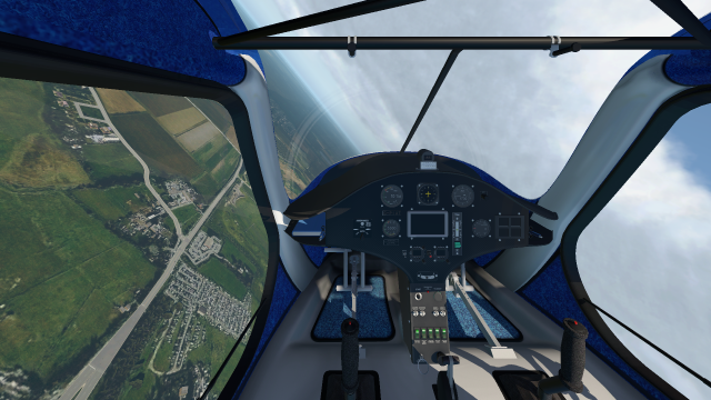 View from cockpit 