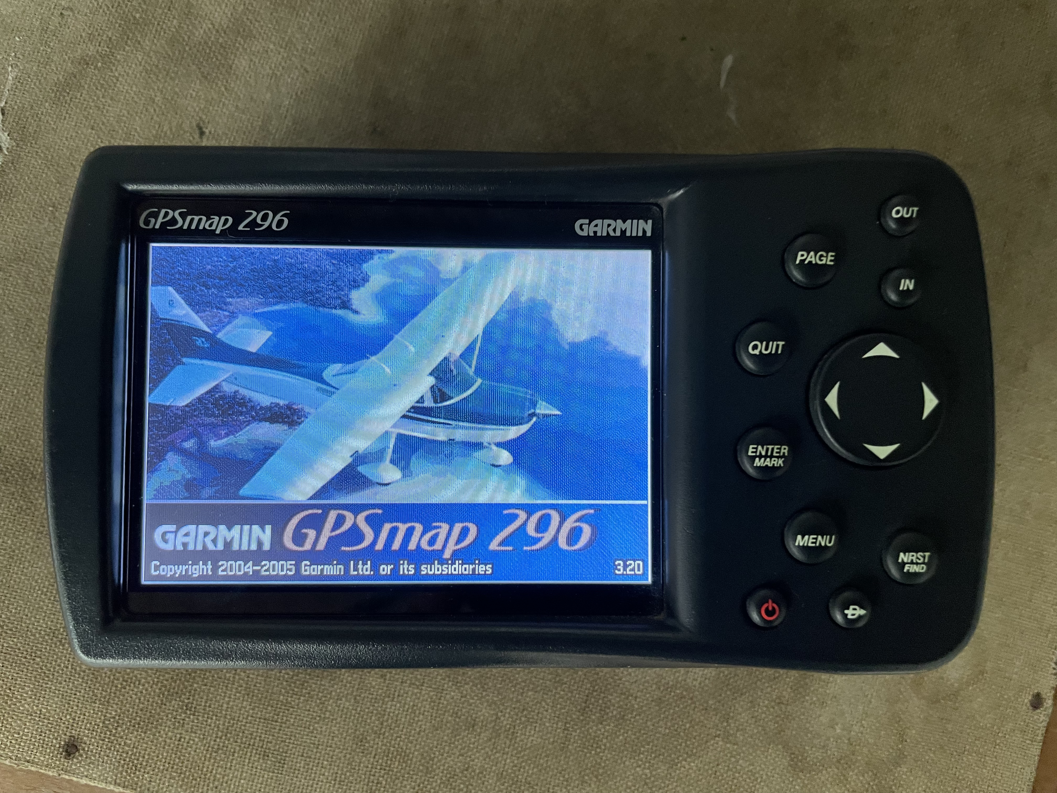 Garmin GPSmap 296 receiver afors number
