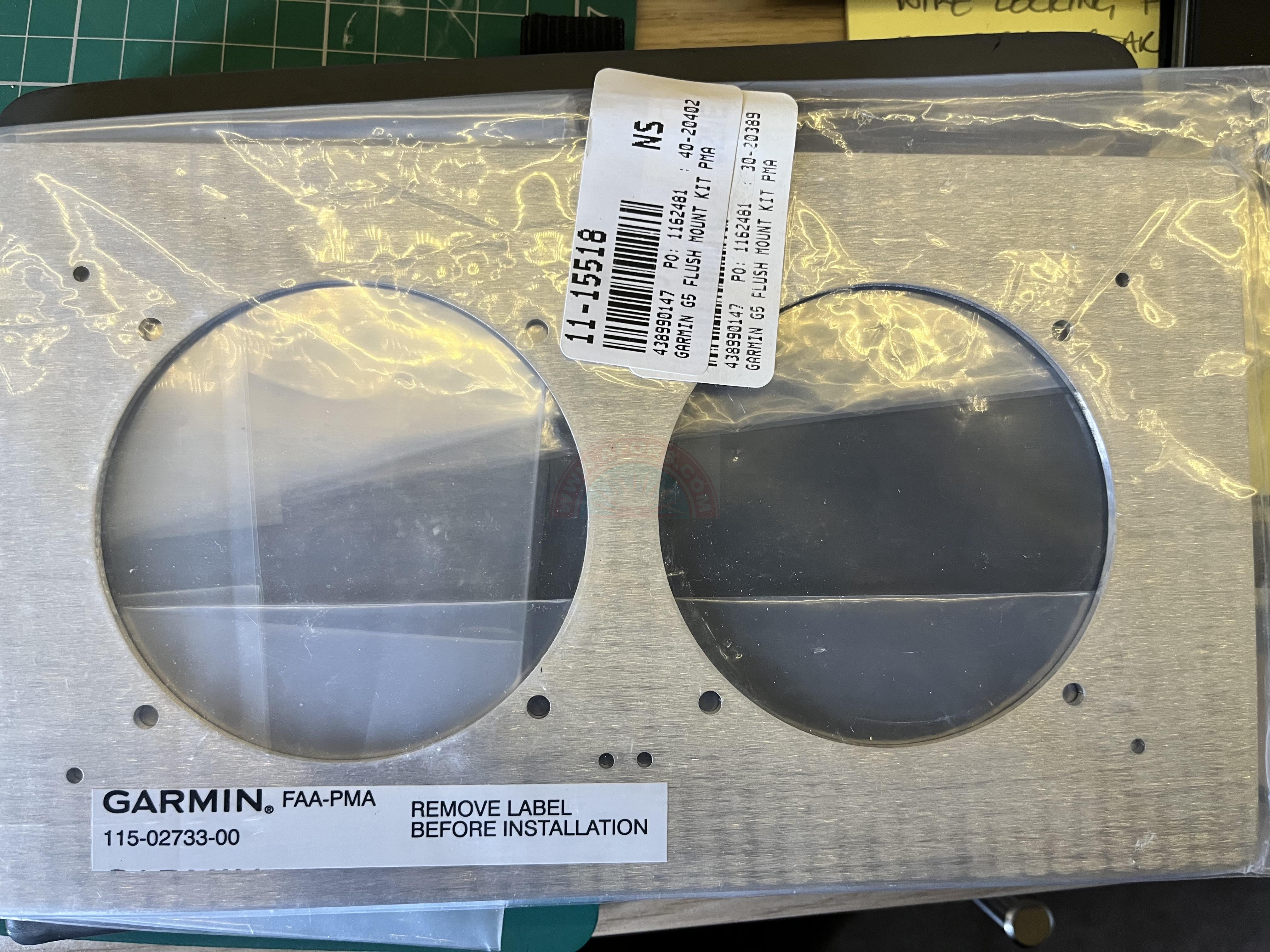 Garmin G5 Flush Mount Kit