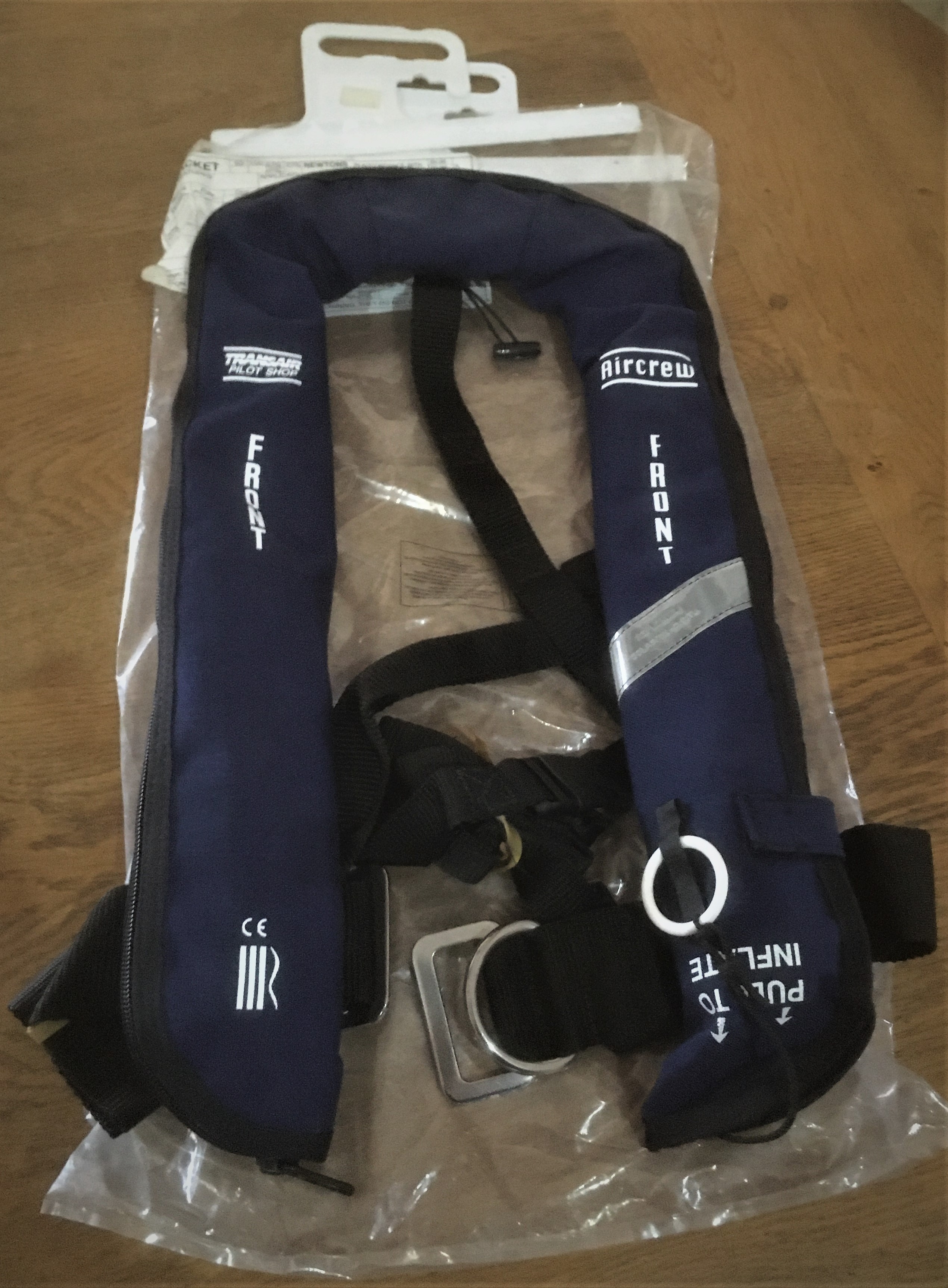 TRANSAIR LIGHT AIRCRAFT LIFE JACKET afors advert No52784