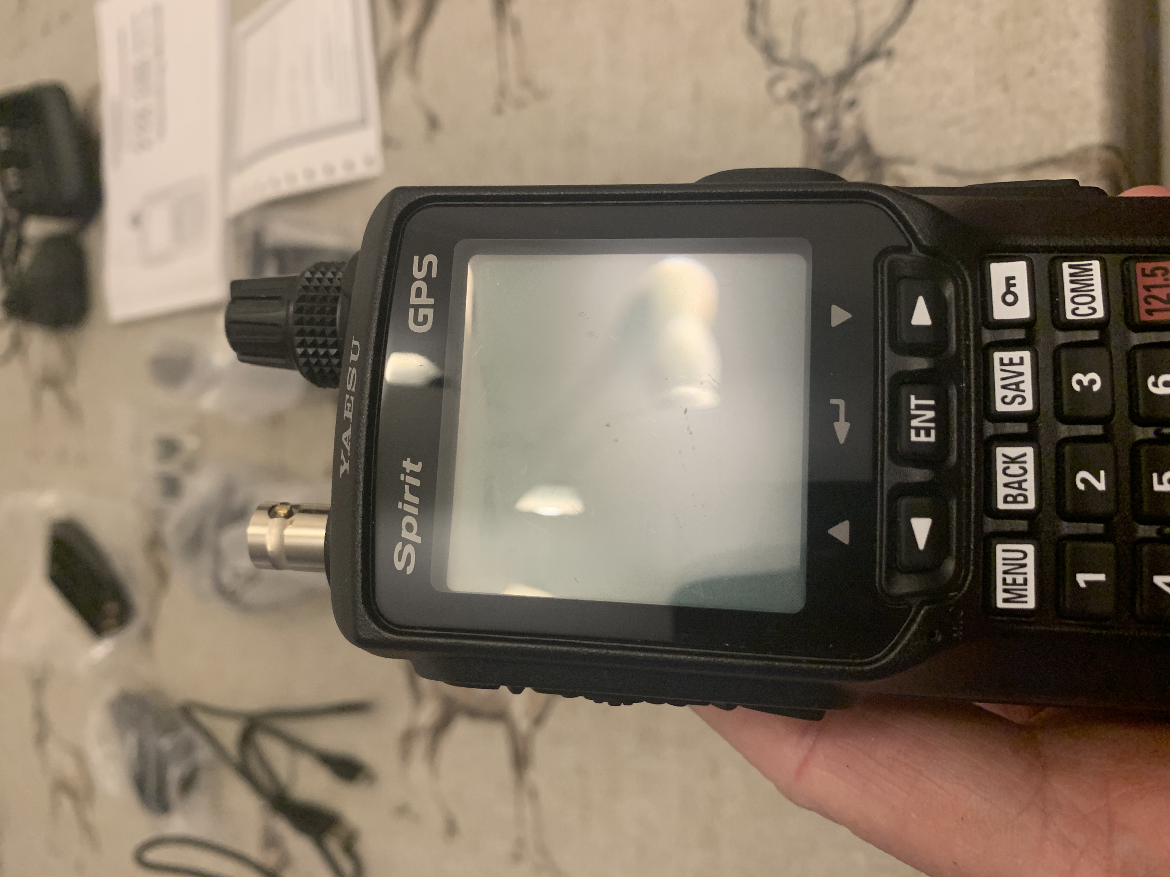 Yaesu 750 Handheld 8.33 Radio SOLD afors advert No50188