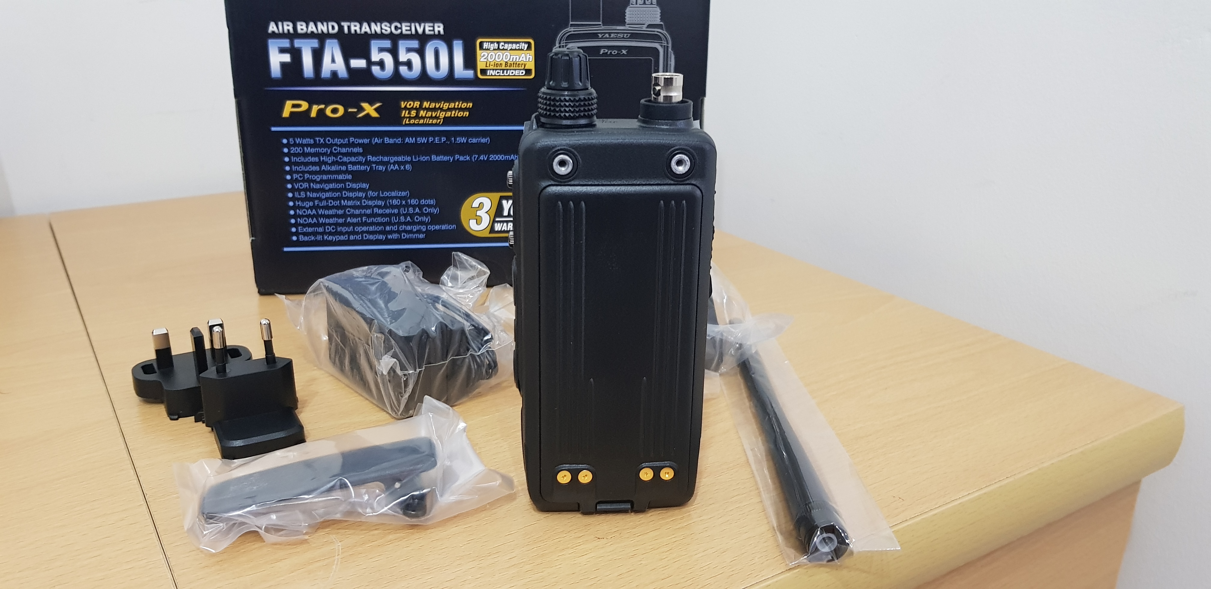 Yaesu FTA 550L Pro X sold afors advert No48302