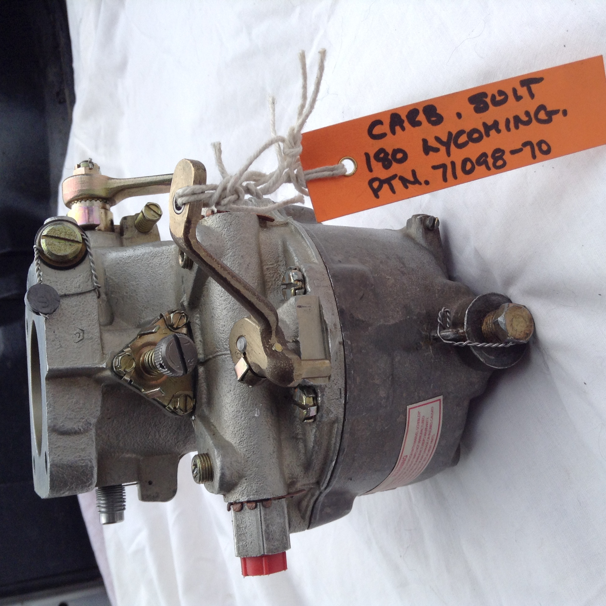 New Marvel Schebler Carb for 180HP Aero Engine afors advert